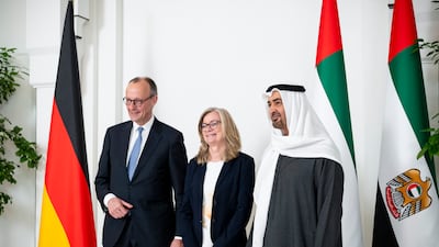 President Sheikh Mohamed said the UAE remains keen to strengthen relations with Germany. Mohamed Al Hammadi / UAE Presidential Court