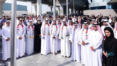 HH Sheikh Ahmed bin Saeed Al Maktoum, Chairman and Chief Executive, Emirates Airline & Group, raised the UAE flag outside of the Emirates Group Headquarters building. Courtesy Emirates