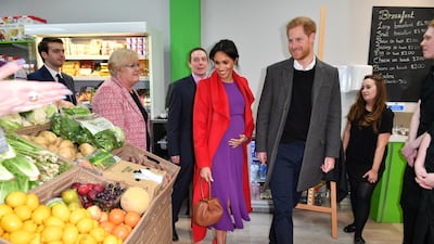 Prince Harry and Meghan, Duchess of Sussex officially open Number 7, a citizens' supermarket and community cafe, on January 14, 2019 in Birkenhead, England. Getty Images