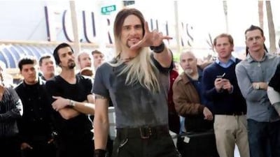 Jim Carrey plays a street magician in The Incredible Burt Wonderstone. Ben Glass / AP Photo / Warner Bros Pictures