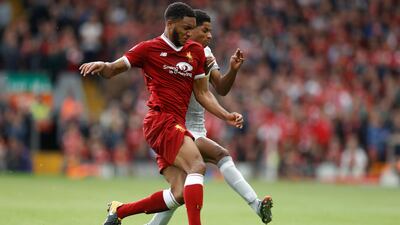 Right-back: Joe Gomez (Liverpool) – Enhanced an improving reputation with an assured display to keep Anthony Martial quieter than usual at Anfield. Carl Recine / Reuters