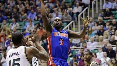 Rodney Stuckey did his best for the Pistons but the Detroit franchise still lost to Utah Jazz.