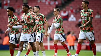 (On for Odegaard, 74’) Brought on to try and give 10-man Arsenal a counter-attacking outlet but no chance to shine. Reuters