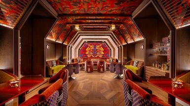 Saikindo is a stylish and laid-back listening bar. Photo: Four Seasons Abu Dhabi