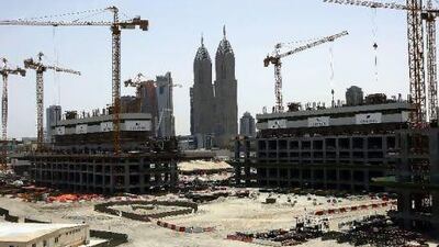 A view of the Dubai Pearl project.