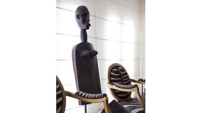 Nicole's collection of tribal art is the cornerstone of her interior. Antonie Robertson / The National