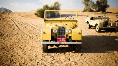 The company has the largest fleet of vintage Land Rovers in the area. Lee Hoagland / The National