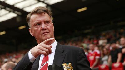 Manchester United manager Louis van Gaal shown before his side drew Newcastle United 0-0 in the Premier League on Saturday. Jason Cairnduff / Action Images / Reuters / August 22, 2015