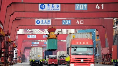 China promised to place 25 per cent tariffs on a list of 106 US goods, in a retaliatory action against the US's new tariff on Chinese products. Yu Fangping/EPA