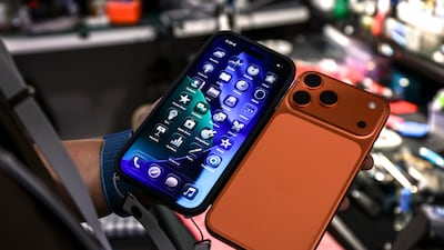 Apple's iPhone Pro Max 17 and iPhone 17 Air were launched in September. Victor Besa / The National