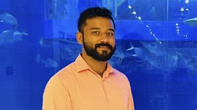 Jakson Joseph from India was just one number short from scooping the Dh100 million prize in the Mega7 lottery from Emirates Draw. Photo: Emirates Draw