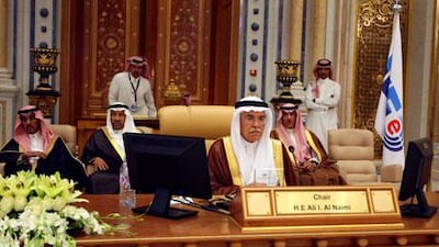 The Saudi Arabian oil minister Ali al Naimi at yesterday's Internatioal Energy Agency meeting in Riyadh. Fahad Shadeed / Reuters/