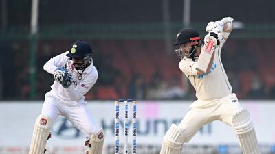 New Zealand batsman Kane Williamson plays a shot. AFP