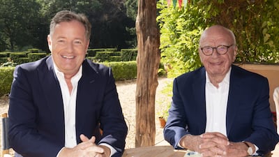 Piers Morgan (L) is joining Rupert Murdoch's News Corp and Fox news media. PA