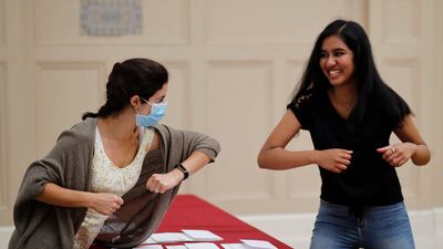 Will it be all smiles when students get their teacher-assessed exam results? AFP