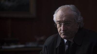 Robert De Niro as Bernie Madoff in the HBO film The Wizard of Lies, which reveals the inside story of the Ponzi scheme scandal that raked in an estimated US$65 billion. Craig Blankenhorn / HBO via AP Photo