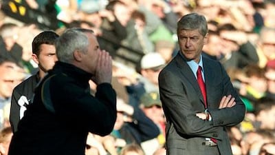 Arsene Wenger, right, has had his critics this season, but with 10 wins in 12 games and Arsenal on an eight-match unbeaten run, the Gunners are well-placed to challenge for a top-four Premier League finish.