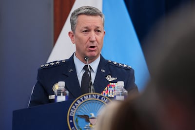 Gen Dan Caine, Chairman of the Joint Chiefs of Staff. Getty Images via AFP