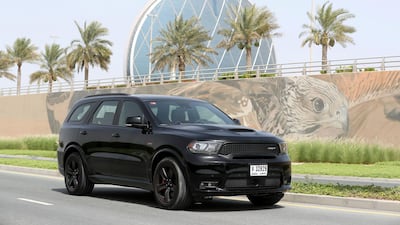 The Dodge Durango SRT in Abu Dhabi. Chris Whiteoak / The National