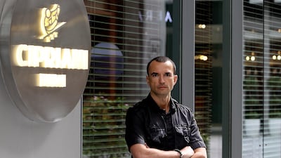Alexander Orlov, CEO, Bulldozer Group of Restaurants at Cipriani restaurant in Dubai. Satish Kumar / The National