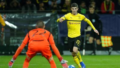 Aside from Liverpool, Chelsea have also shown a strong interest in Borussia Dortmund's Christian Pulisic. Both clubs are expected to be rivalled by Tottenham. Reuters