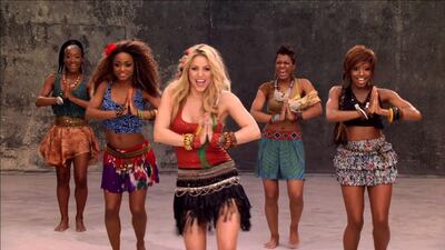 8. Waka Waka (This Time for Africa) by Shakira (feat. Freshlyground). 808.3 million views. The official song of football’s 2010 Fifa World Cup, Shakira’s catchy tune Waka Waka (This Time for Africa) has also become an anthem for Africa, with more than 808 million views.
