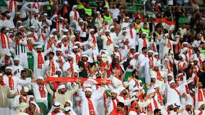 UAE fans at Basra International Stadium. Reuters