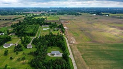 Land in Johnstown, Ohio, where Intel plans to build two new processor factories. AP