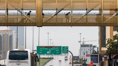 Police in the capital temporarily reduced speed limits. Victor Besa / The National