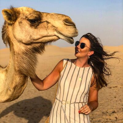 Making friends in the desert. Photo: Sophie Prideaux