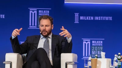 Sean Parker said technology could one day allow people to edit genes, meaning DNA could be treated almost as a programming language. Antonie Robertson / The National