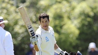 Ross Taylor finished with 217 not out on Wednesday. Ross Setford / AP