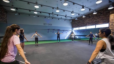 Women enjoy the studio because of it's support system. Leslie Pableo for The National