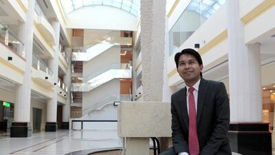 Michael Almazar, who works for Gulf Law, wrote the guide with the Philippine ambassador, Grace Princesa. Jeffrey E Biteng / The National