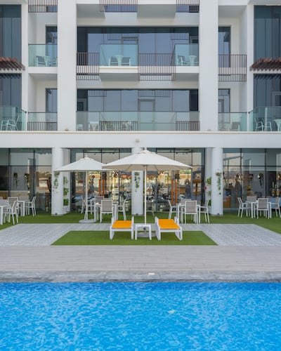 There are two pools, one for children and another for adults, as well as a beach area. Photo: Central Hotels