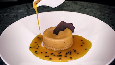 Dulche de leche cheesecake at Gaucho