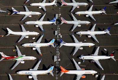 Grounded Boeing 737 MAX aircraft at Boeing Field in Seattle, Washington. Reuters