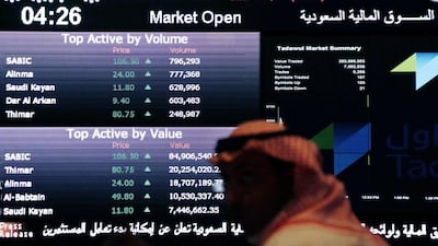 The Tadawul All Share Index will be expanded to 250 companies from about 170 at present within seven years. Hasan Jamali / AP Photo