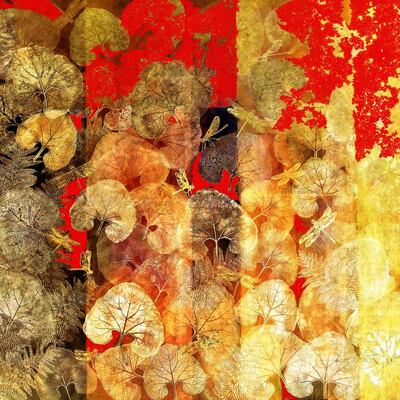 See the exhibition Equus & Folium at Mezzaluna restaurant, featuring works by two artists including Daniela Carletti (pictured, a detail of Summer). Swiss Art Gate UAE