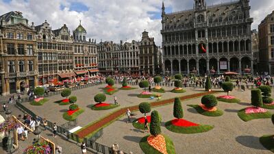 13. Grand Place in Brussels, Belgium. Yves Herman / Reuters