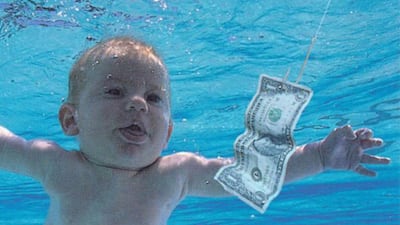 Nirvana's 'Nevermind' album cover. Alamy