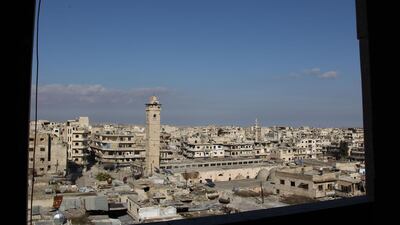 A view of Maaret Al-Numan city in Syria's northwestern Idlib province. AFP