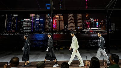 Despite having 40 stores in China, this was Kenzo's first show in the country