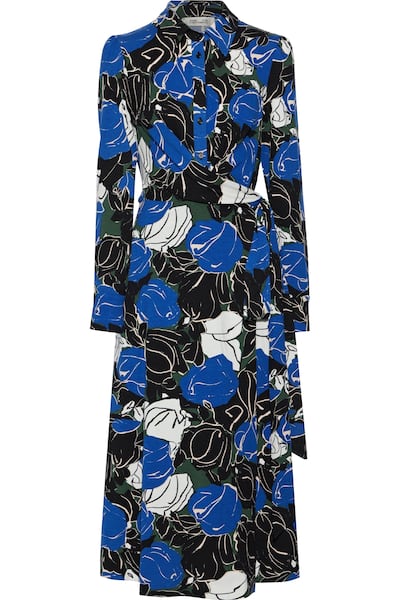 Floral wrap dress by The Outnet X Diane Von Furstenberg