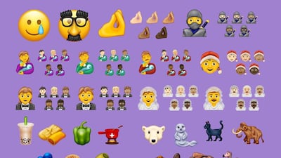 A look at the new emojis coming to phones in September 2020. Courtesy Emojipedia
