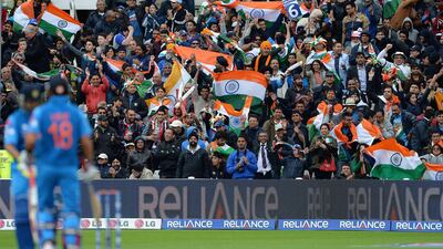 At the end, India managed to post 129 for seven on the board after Kohli was dismissed for 43. Jadeja remained unbeaten on 33. Andrew Yates / AFP