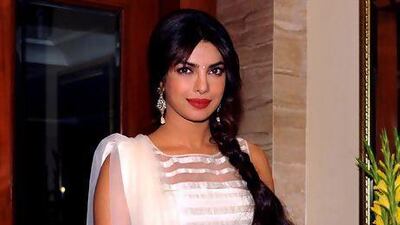 The Bollywood actress Priyanka Chopra. AFP Photo