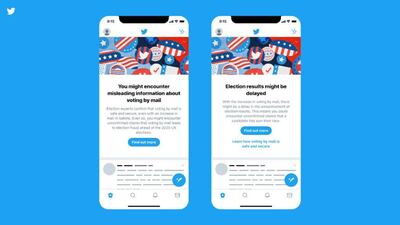 Twitter has introduced a number of measures to curb the spread of misinformation ahead of the 2020 US election. Courtesy Twitter