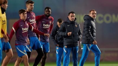 Barcelona coach Xavi will take his first-team stars to the US to face Inter Miami and New York Red Bulls in pre-season friendlies. EPA