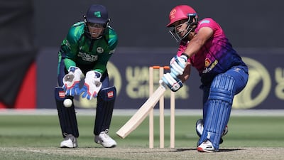 Alishan Sharafu is one of the leading batters of UAE. Chris Whiteoak / The National